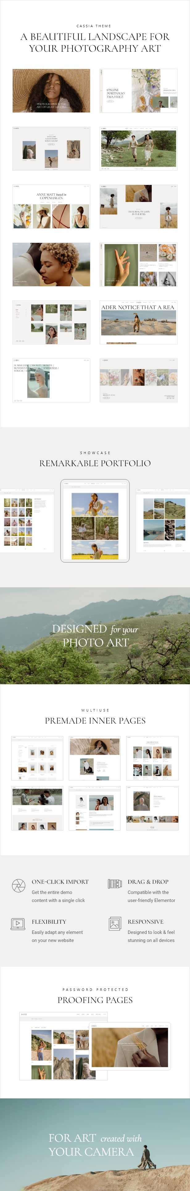 Cassia – Photography Portfolio Theme